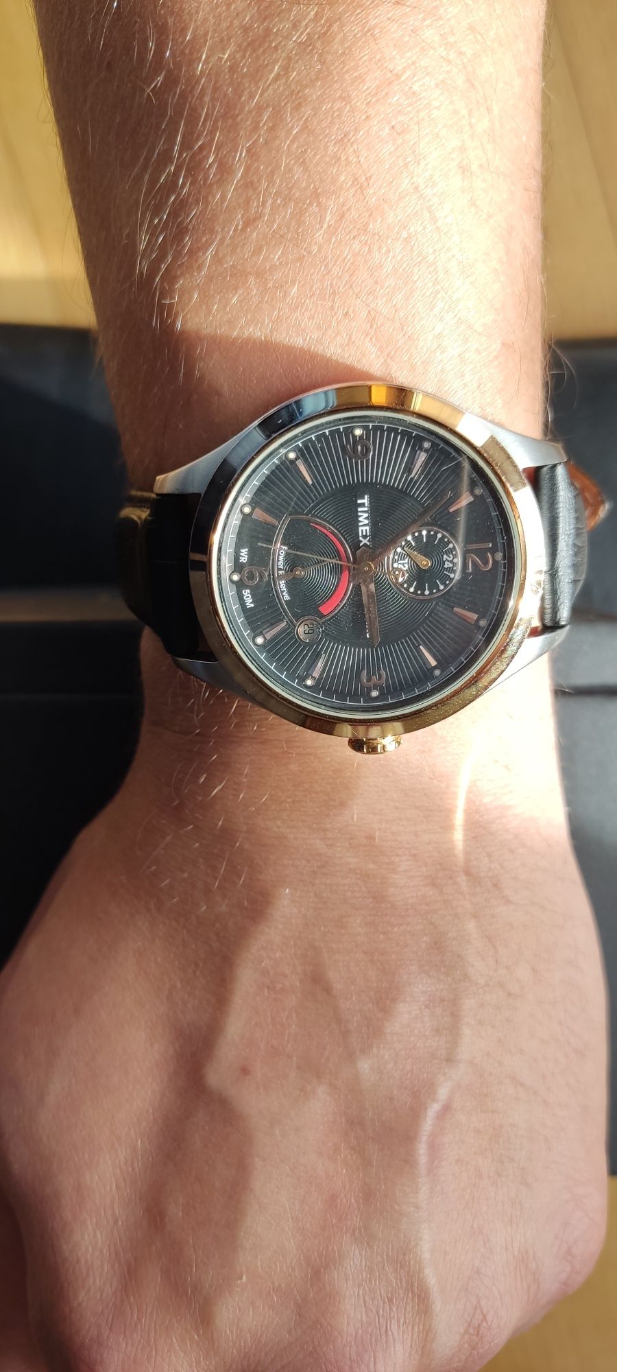 Relógio Timex automático power Reserve. Não é Seiko, Bulova, Citizen