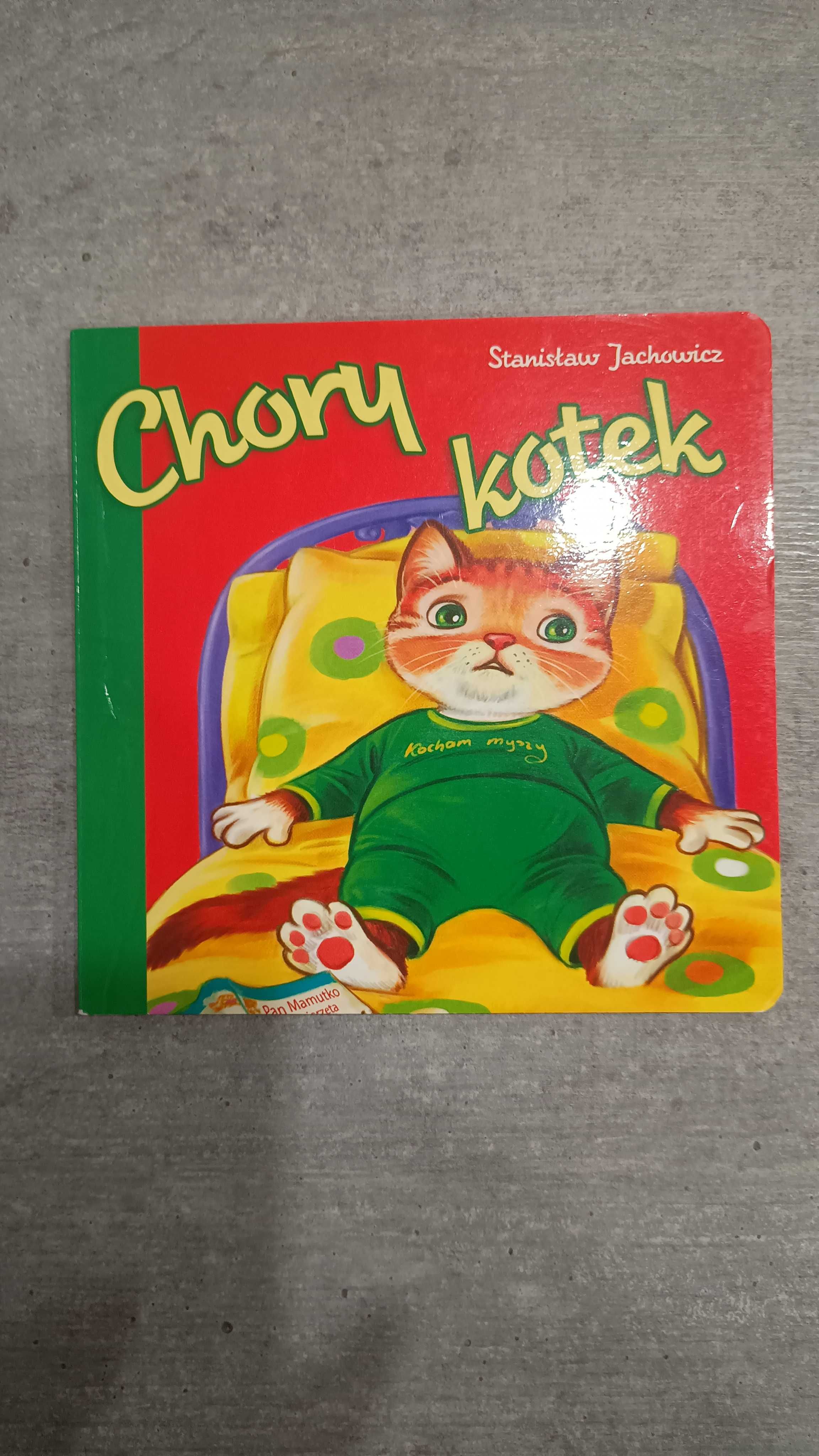 Książki: Okulary, Chory kotek, Bambo, Na straganie, Leń, Brudasek
