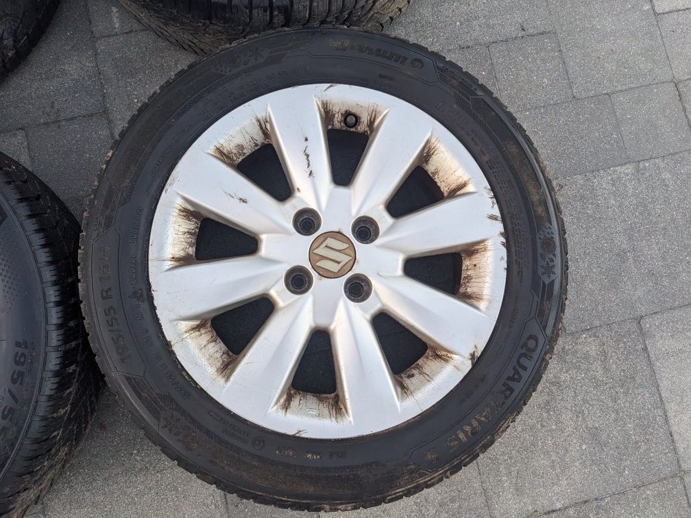 Alufelgi Koła Suzuki Swift 4x100 195/55R15 Wielosezon 6Jx15 ET45 Wysył