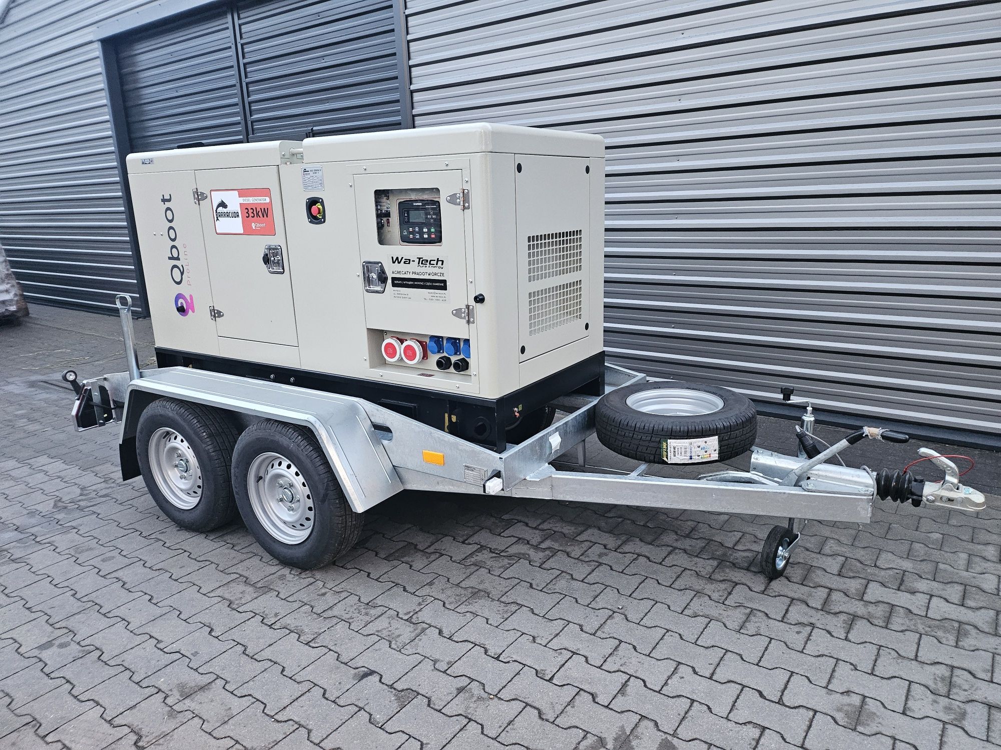 Wynajem agregatu prądotwórczego 33kw i 70kw.