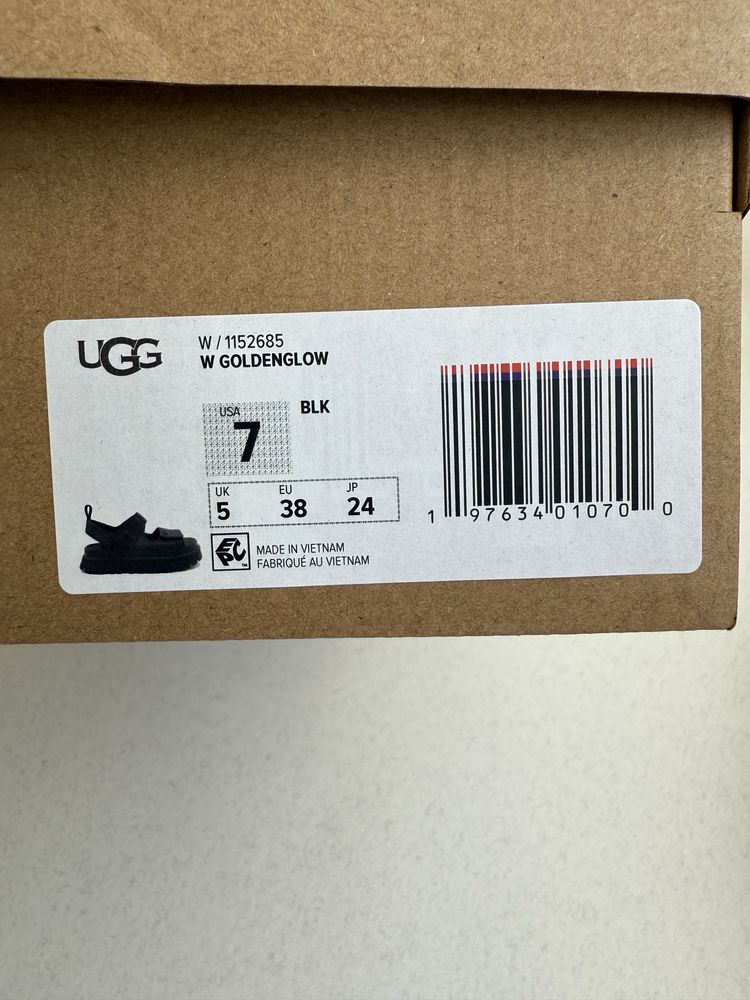 Сандалі UGG Goldenglow оригінал 37/38 розмір