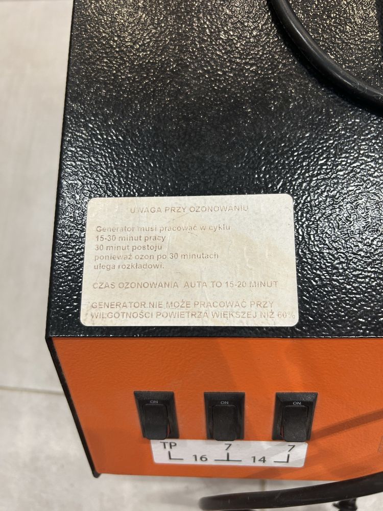 Generator ozonu model LP - 16E plus pilot