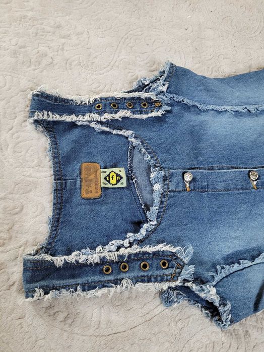 Jeansowa sukienka dla dziewczynki