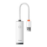 Baseus Adapter Lite Series - Usb Na Rj45 - 100 Mbps (Wkqx000002) Biały