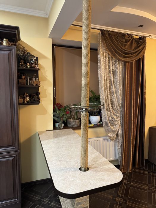 Столешница и труба для барной стойки  бу 1800/600мм