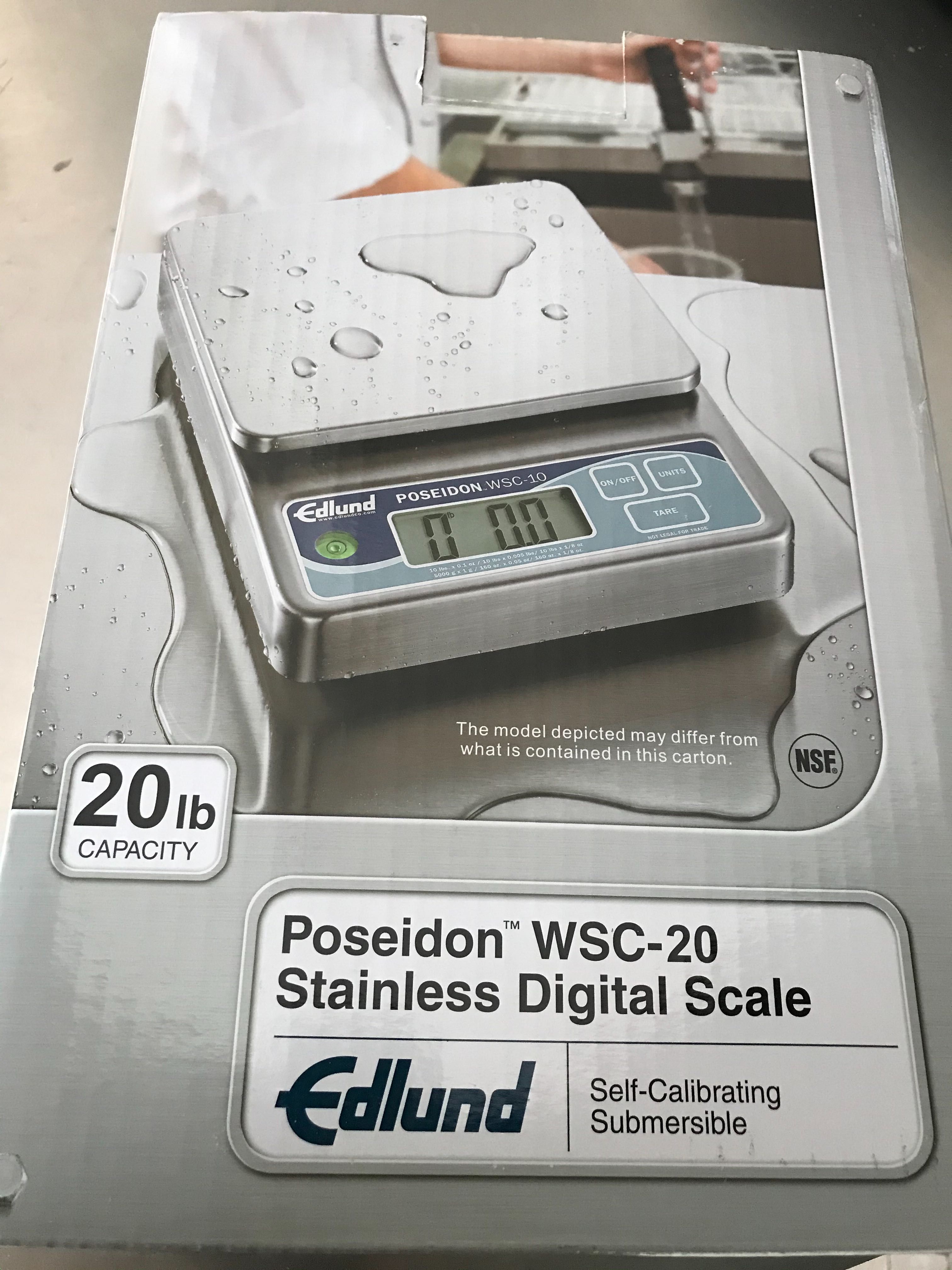 Balança Profissional inox EDLUND Poseidon WSC-20