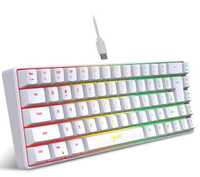 HXSJ V200 Міні- ігрова клавіатура K68 RGB мембранна для гри/офісу