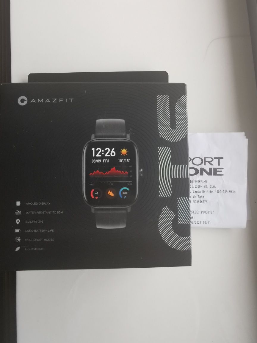 Relógio smartwatch Amazfit GTS