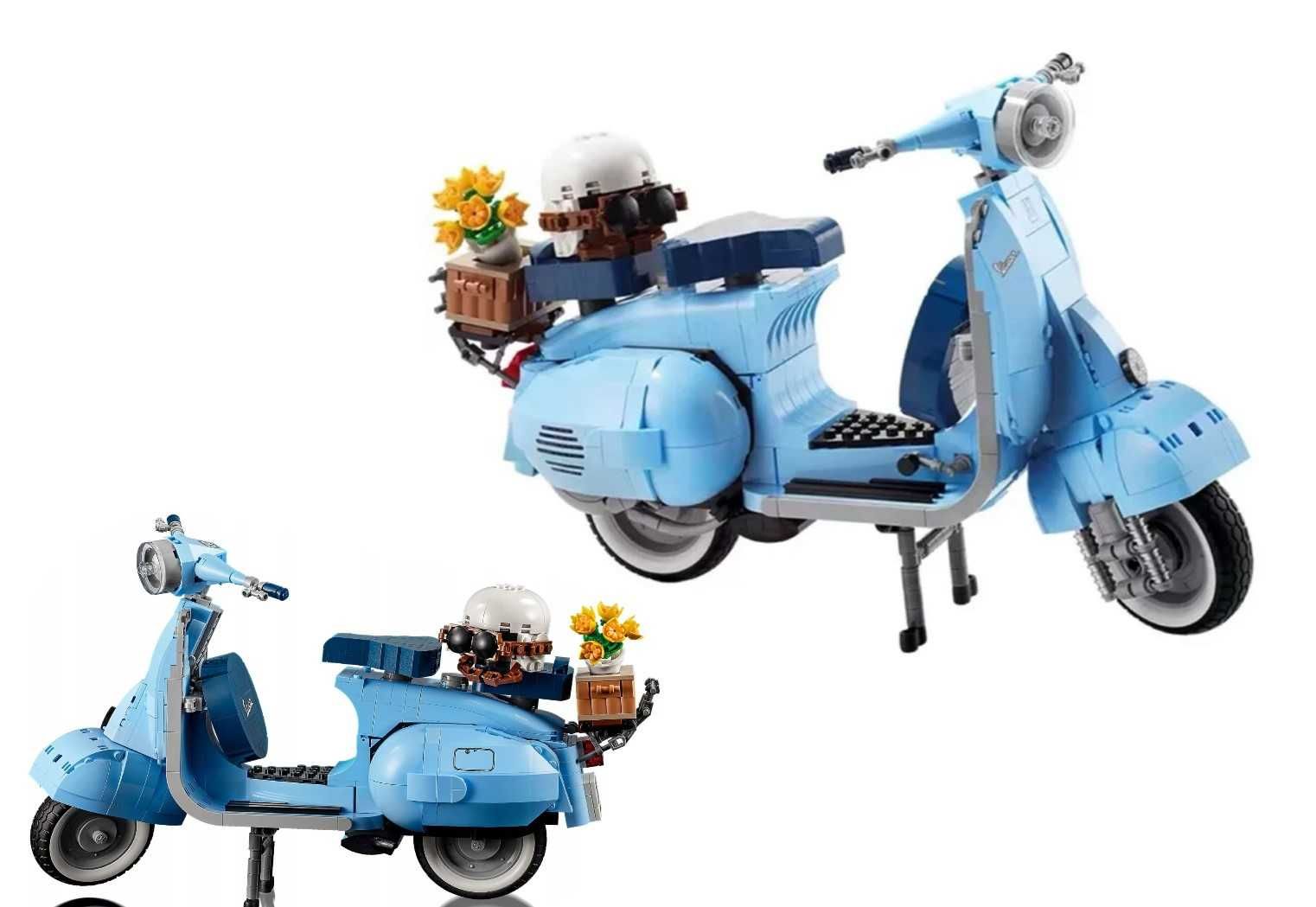 Klocki skuter VESPA 125 Piaggio 1106-klocków bukiet zamiennik TECHNIC