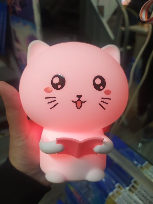 Силиконовый ночник светильник игрушка!USB!Можно мять,ронять,,меняет цв