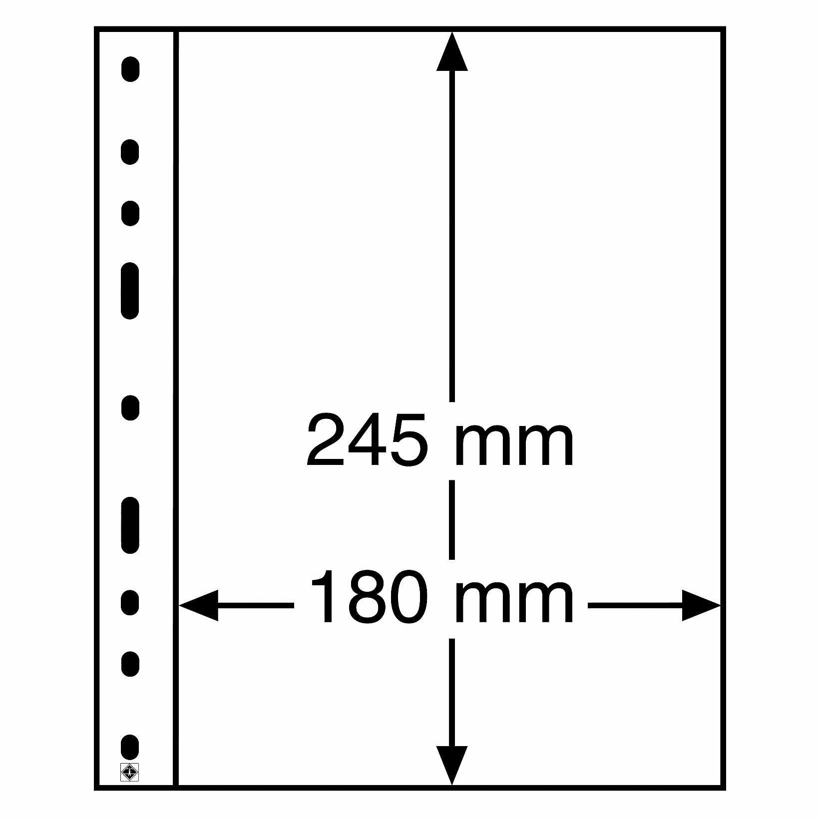 Листы OPTIMA для банкнот и марок 1С, 2С, 3C, 1S, 2S, 3S, Leuchtturm