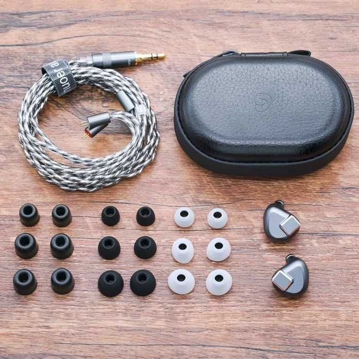 ⇒ LetShuoer S12 Nebula Grey (jeck 3.5) - наушники Planar Driver 14.8mm