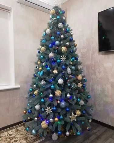 ПРЕМИУМ Литая Елка зеленая голубая Ель Сосна Ялинка лита зелена штучна