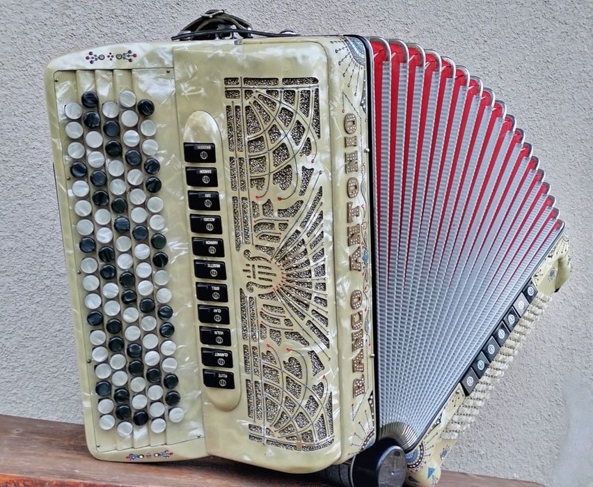 Włoski akordeon guzikowy Ranco Antonio Cassotto - świetny stan !