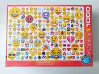 Puzzle 1000, nowe, Eurographics, Emoji, zafoliowane, smart cut
