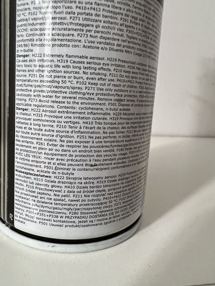 Okazja! Lakier akrylowy w sprayu złoty Vernice Effetti Speciali