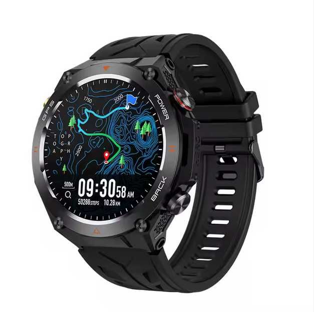 Smartwatch KC82 Inteligentny 1,45 cala z GPS , 650Mah duży akumulator