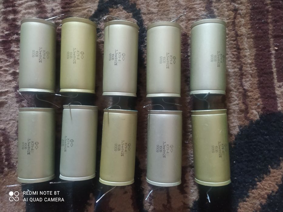 Конденсаторы для фильтров акустических систем и ламповых конструкций.