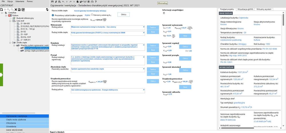 Świadectwa Charakterstyki energetycznej