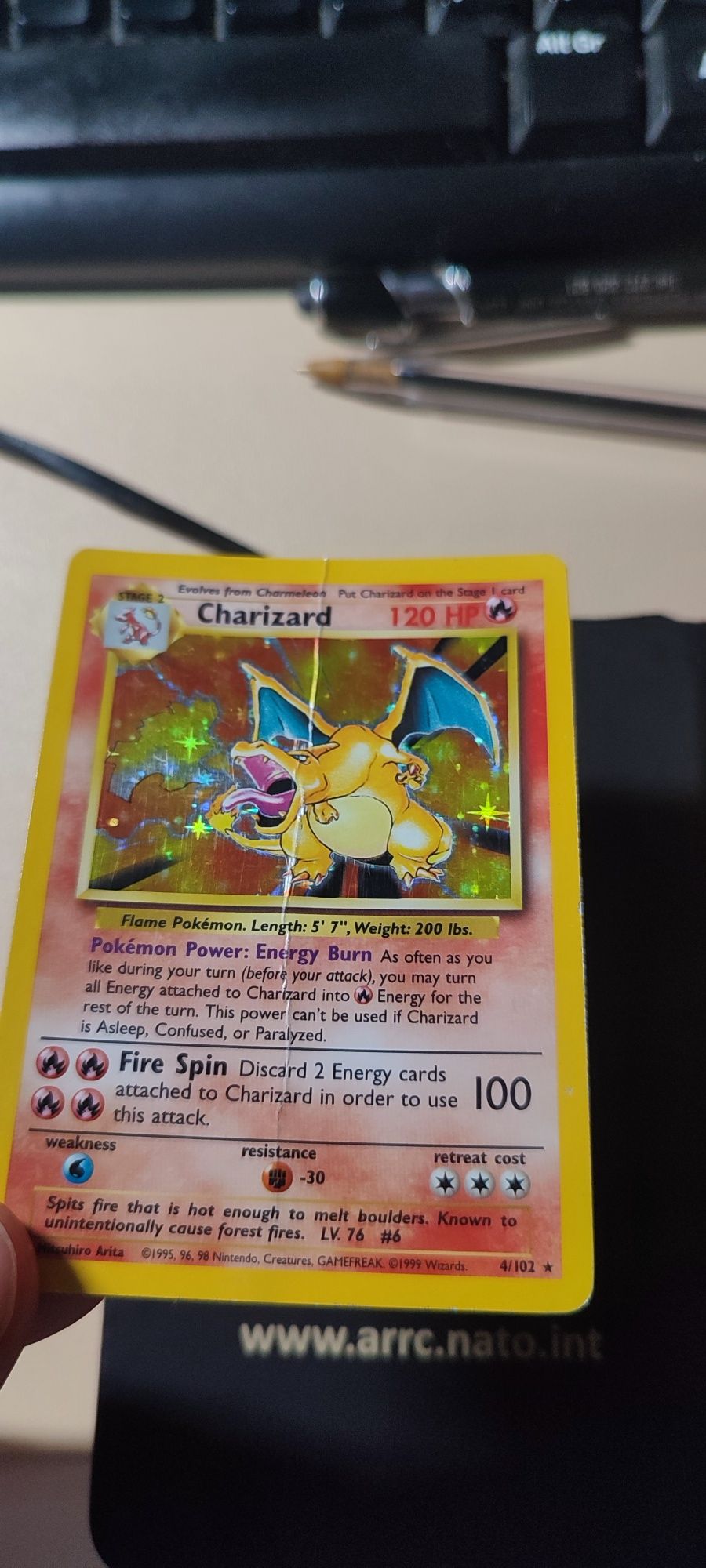 Pokémon charizard base set