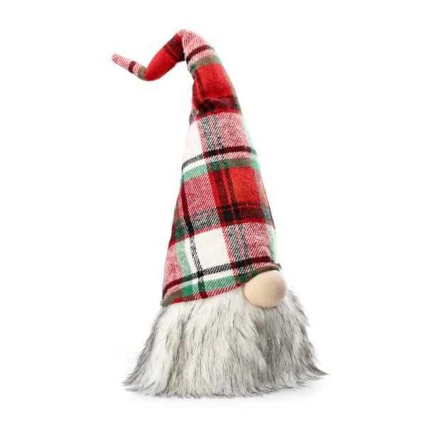 Skrzat ELIAS / gnome / krasnal w kratę, 50 cm (Homla), nowy