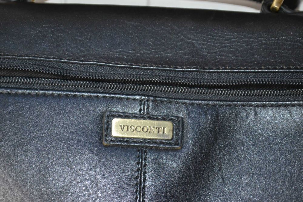 visconti сумка портфель кожаный оригинал мужской женский.