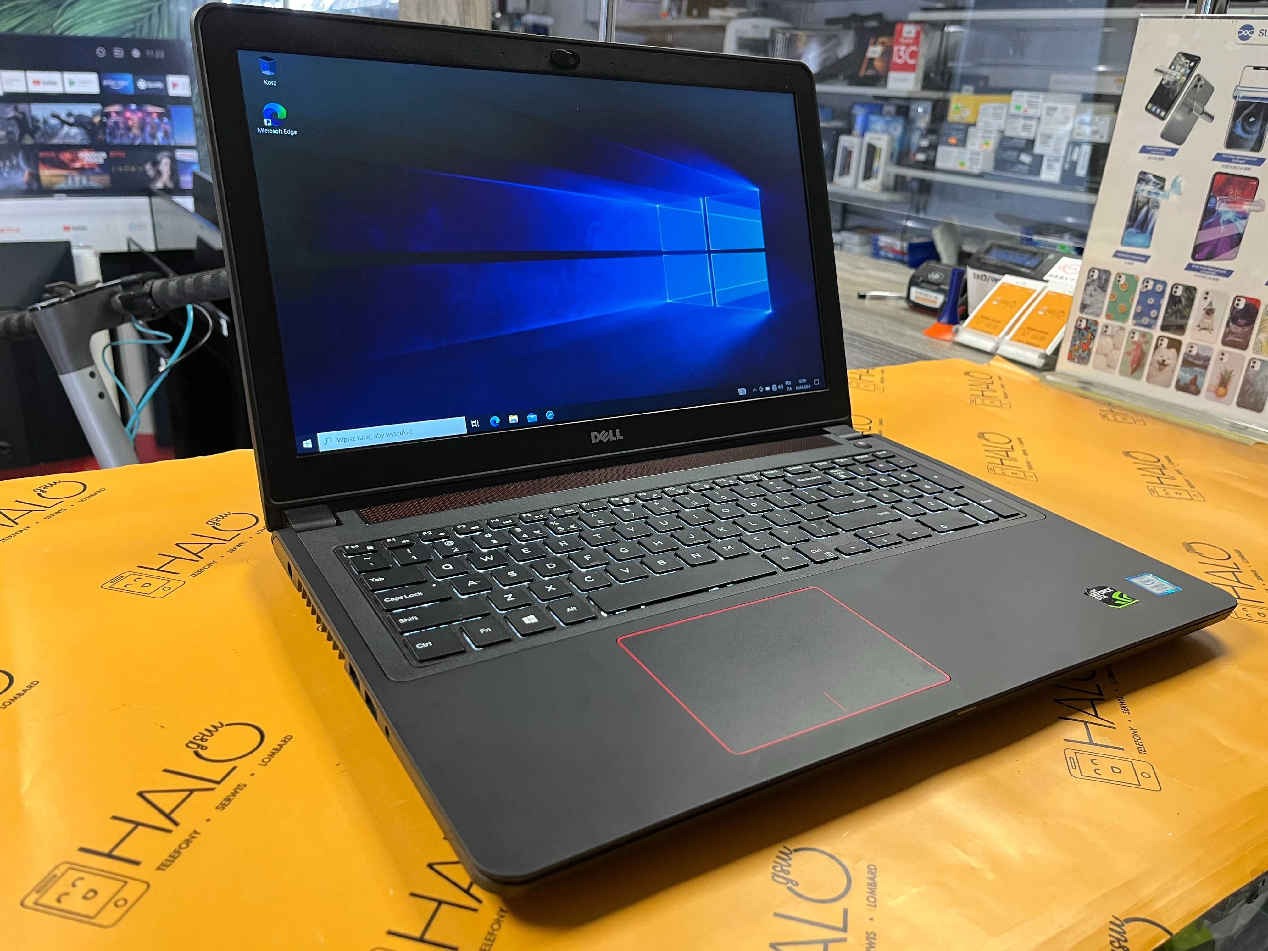 Laptop Dell 15-5577 i5/16GB/256GB SSD/GTX1050, Lombard Halo gsm Łódź