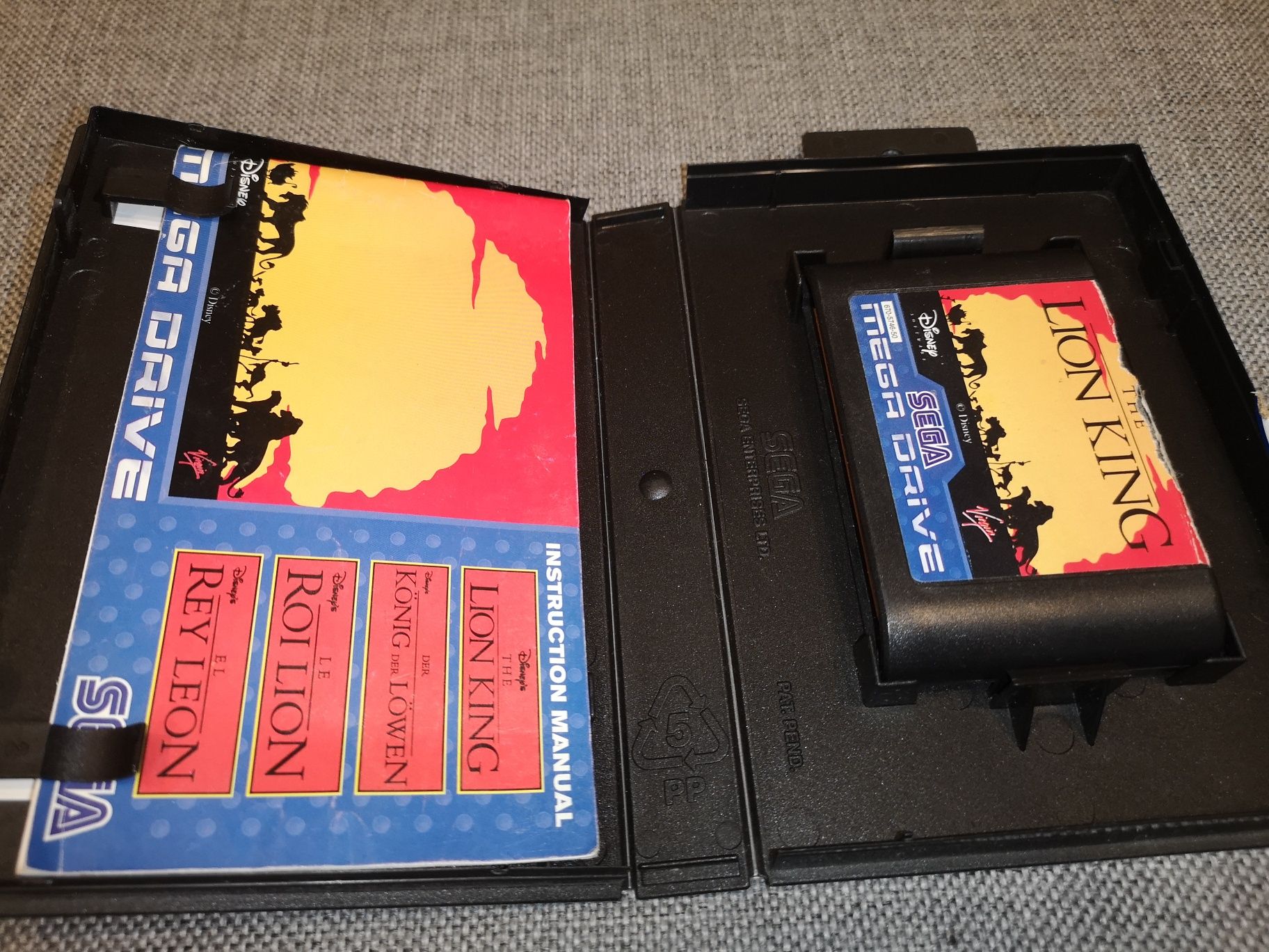 Lion King SEGA MEGA DRIVE gra ANG (oryginał testowany) komplet