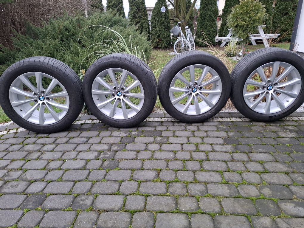 Oryginalne Alufelgi BMW G 30 18cali  z oponami letnimi