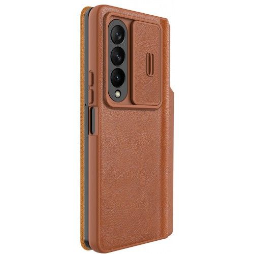 Etui Nillkin do Samsung Galaxy Z Fold4 5G Qin Leather Pro Case Brown