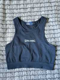 top sportowy pull&bear x spalding, top na siłownię