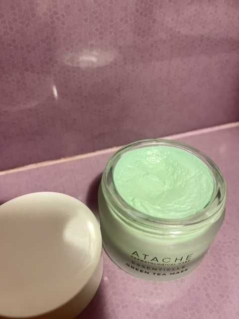 Нашумівша відновлююча  маска Аtache green tea mask