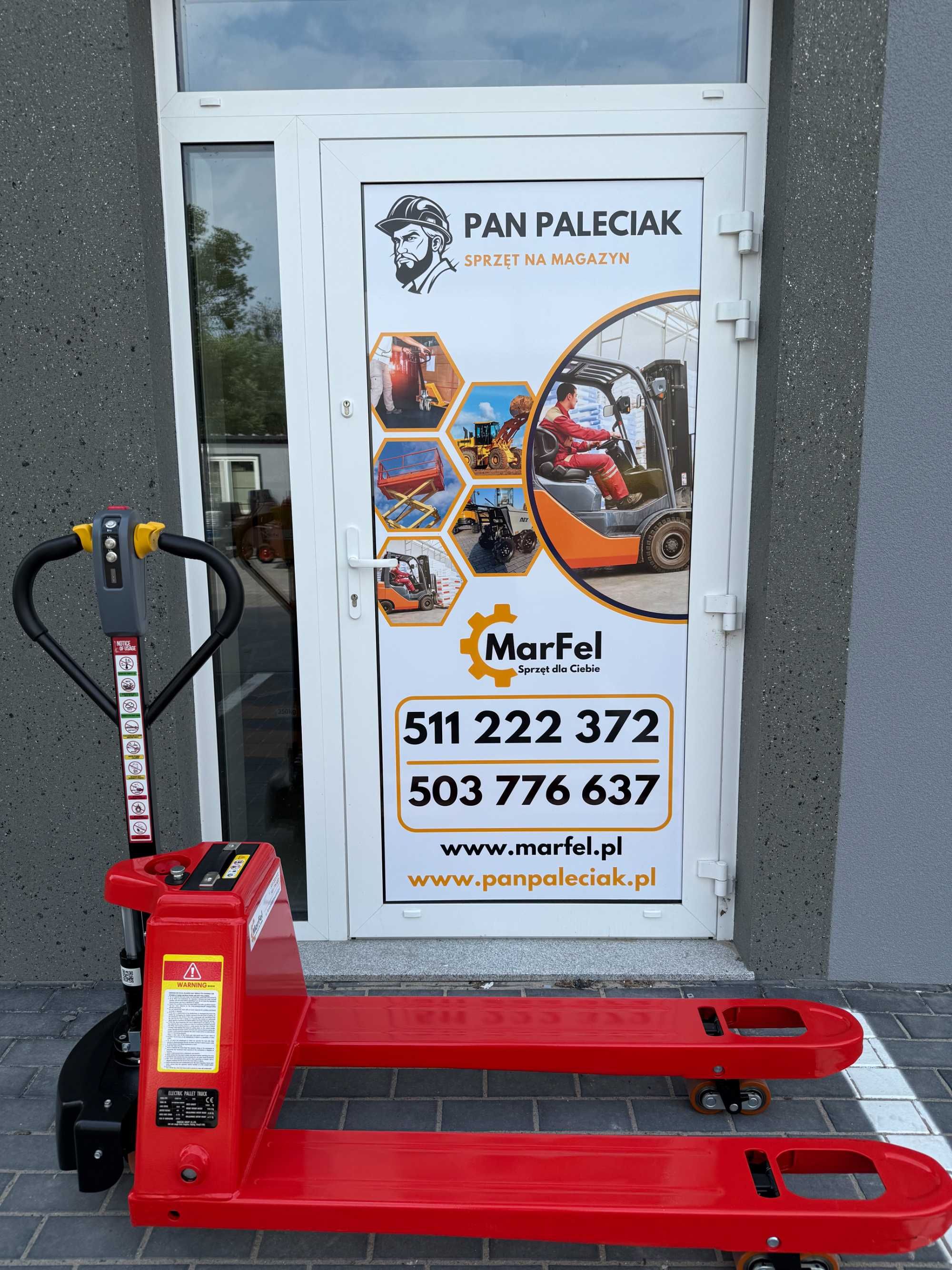 Paleciak elektryczny wózek paletowy EPT PPT CBD 1,5t 115 cm 1,5t 100cm