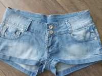 Bardzo krótkie szorty krótkie spodenki jeans miękki SUPER STAN