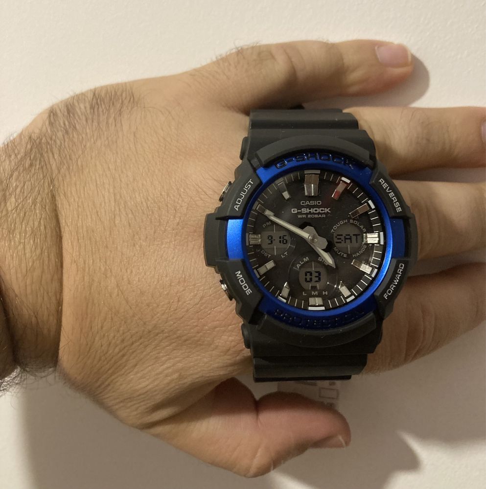 Захисиний годинник Casio g-shock GAS100B-1A2 solar