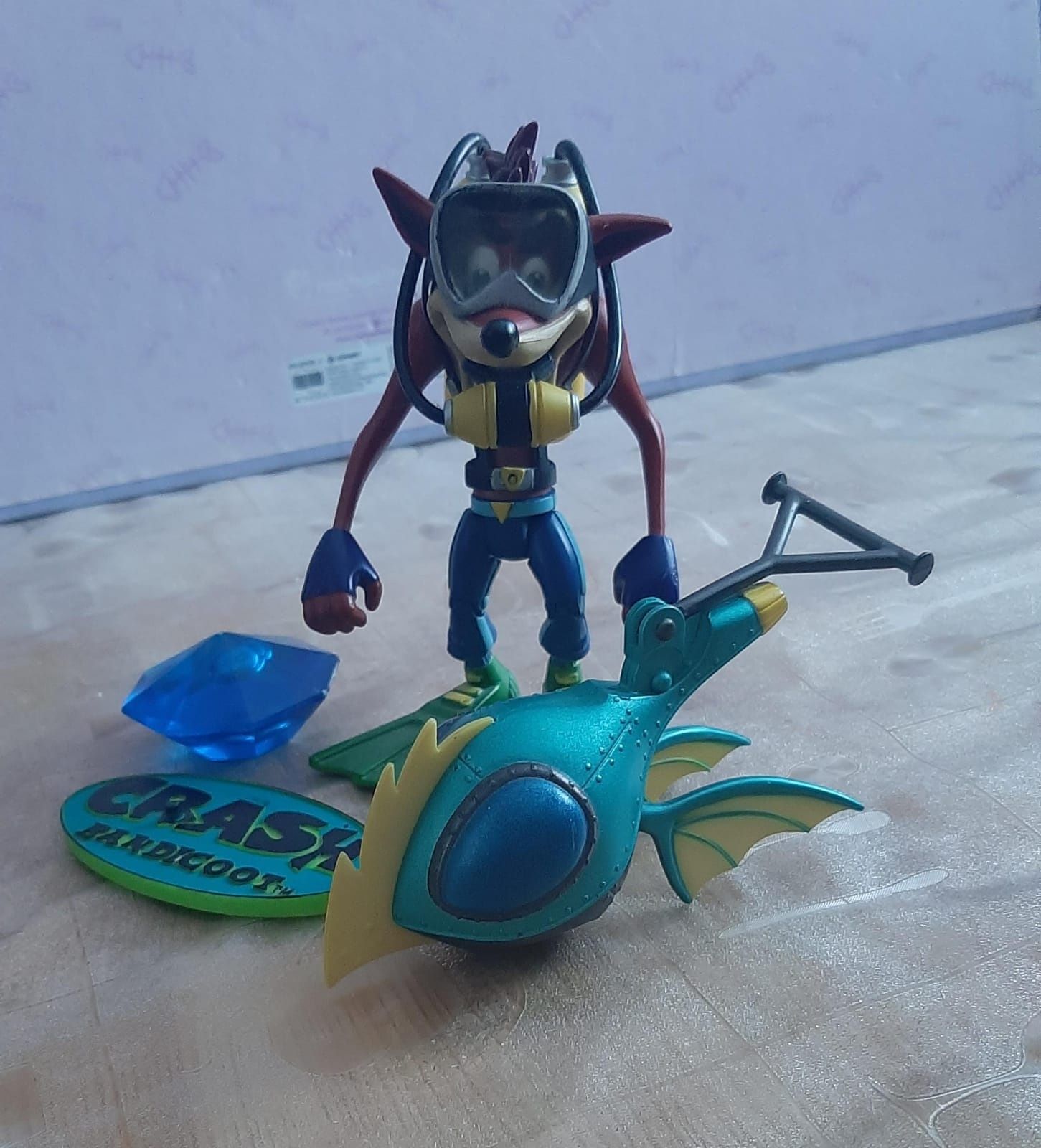 Crash Bandicoot Deep Dive figurki