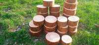 Pieńki na ścieżkę ogrodową ,30 sztuk, 10-15 cm, Plastry drewna, Wesele