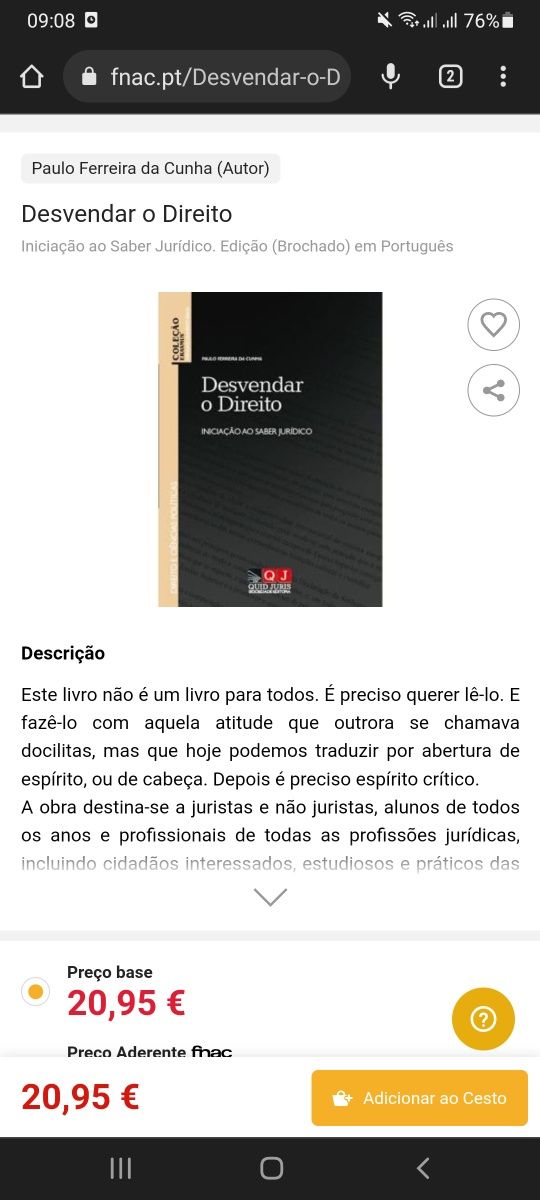 Livro de direito(desvendar o direito)