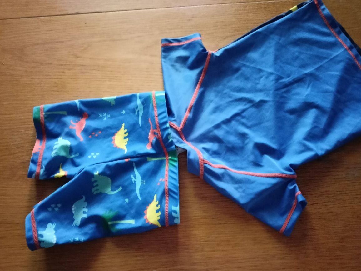 Kostium strój kąpielowy kombinezon plażowy ochrona UV dinozaury 92