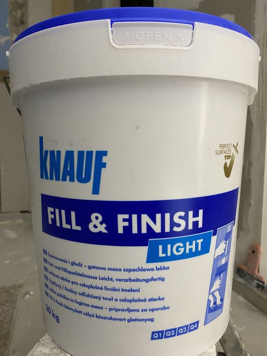 Knauf gladz gotowa masa szpachlowa