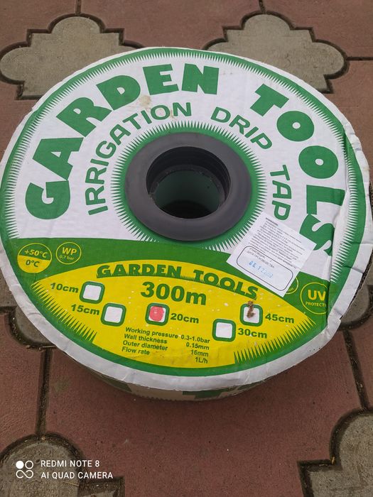 Крапельний полив. Стрічка шланга капельного поливу