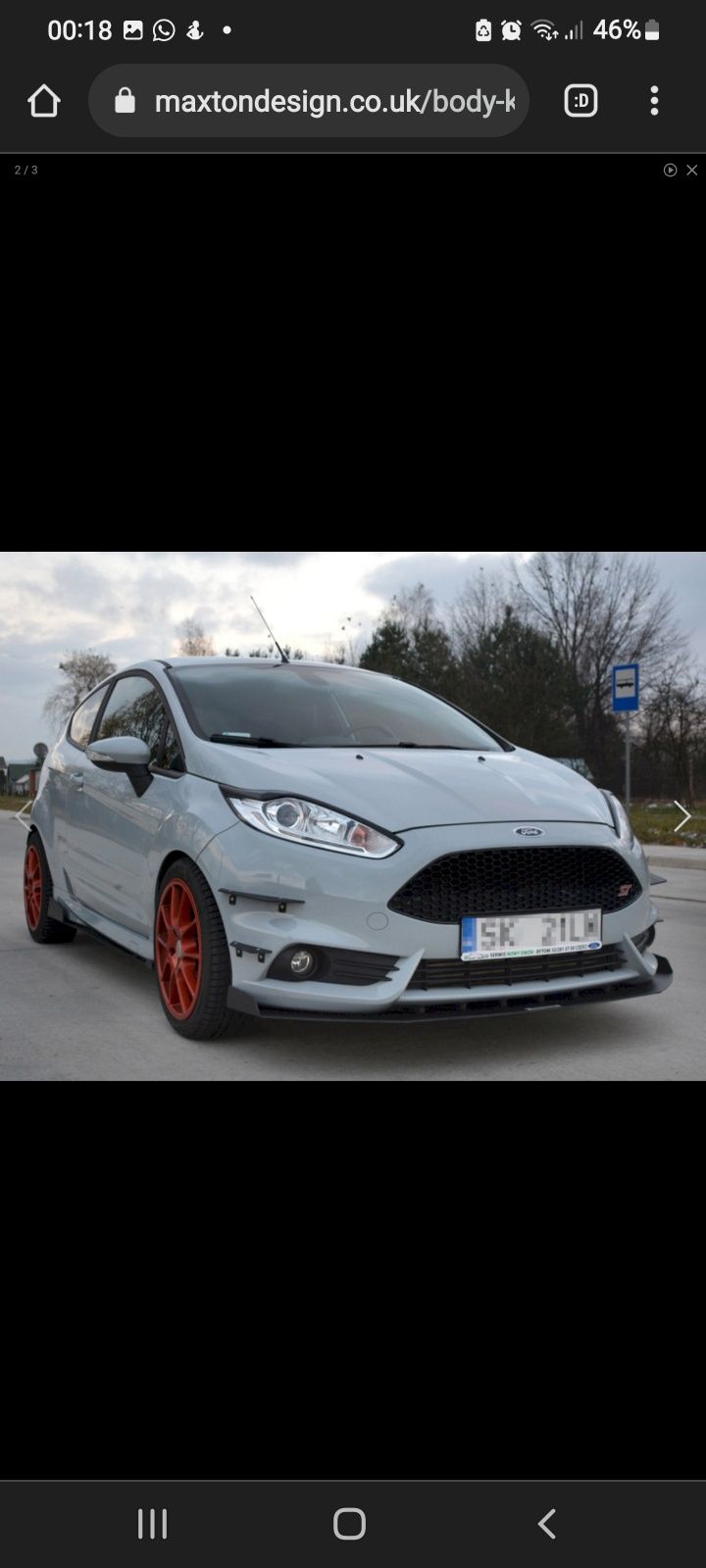 Lip frontal Fiesta st