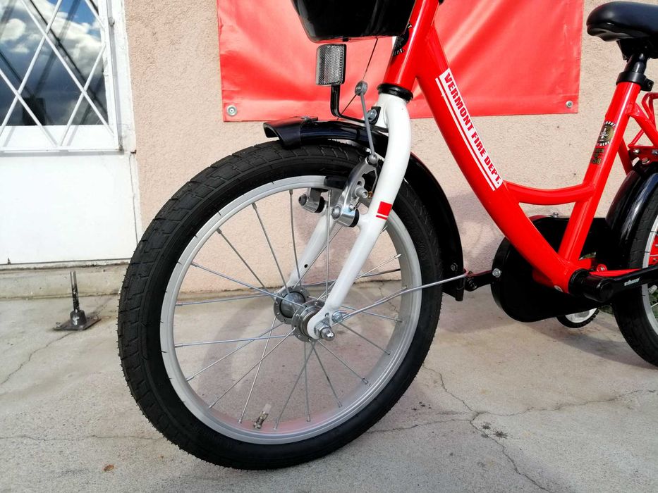 NOWY VERMONT FIRE DEPARTMENT *Koła 16* Dziecięcy Kółka Boczne Koszyk!