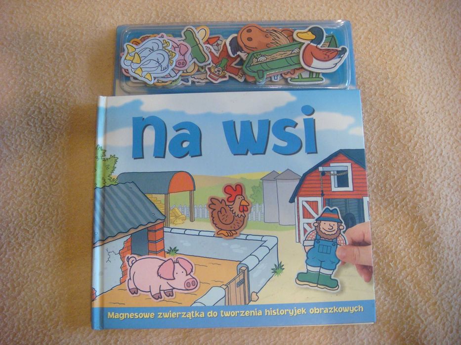 magnetyczna książka dla dzieci „Na wsi”