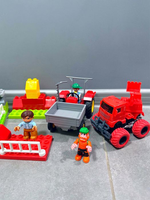Игровой, детский набор Playmobil LEGO (Ферма, трактор); конструктор