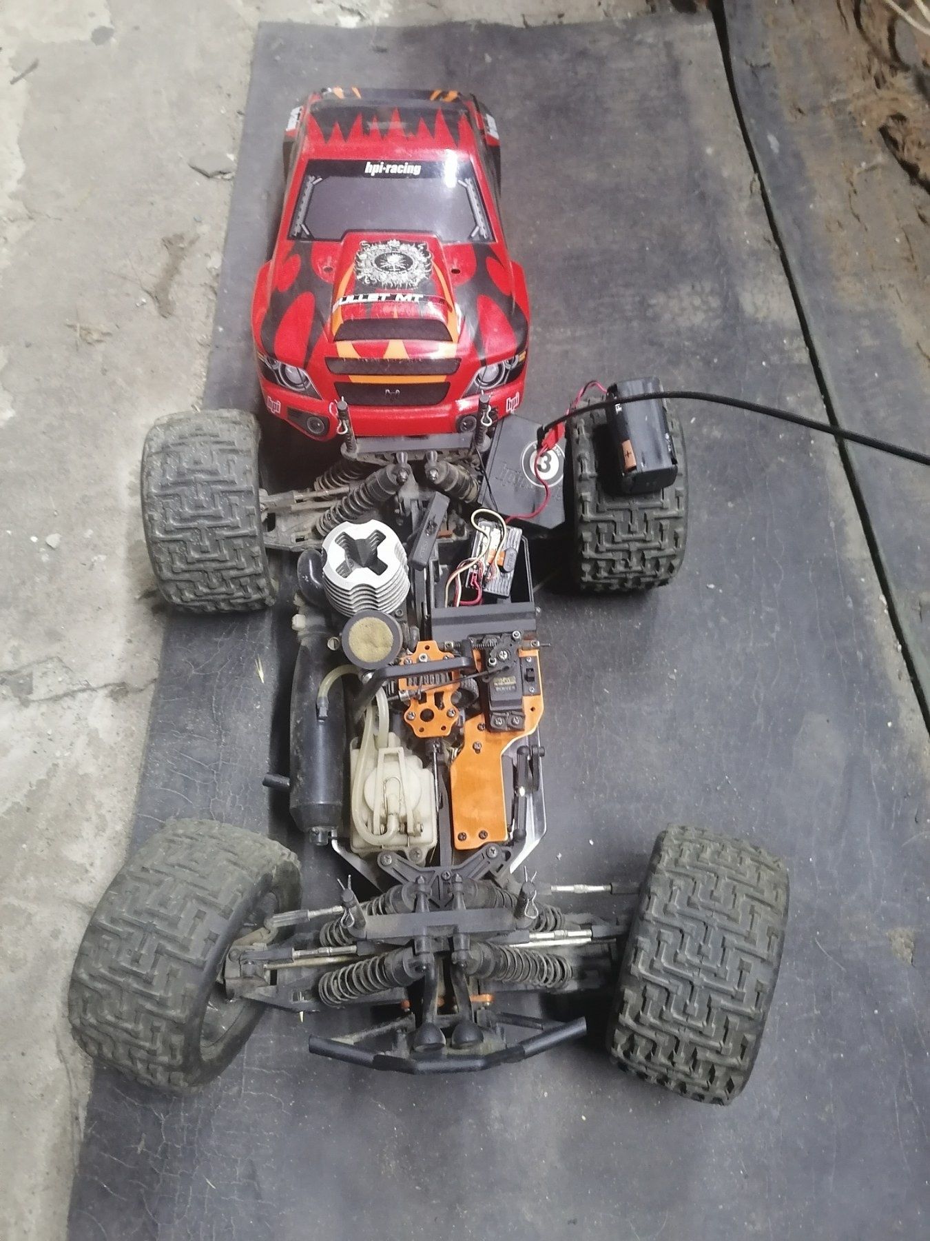 Машинка RC модель HPI Bullet MT 3.0 RTR 2.4GHz