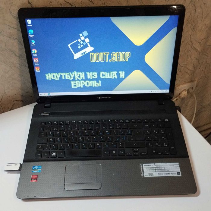 Ноутбук Packard Bell P-7YS0 | 17.3 FHD | 4 ядра | видео 2гб | 8/750 гб
