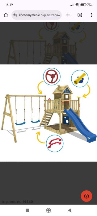 Domek drewniany dla dzieci