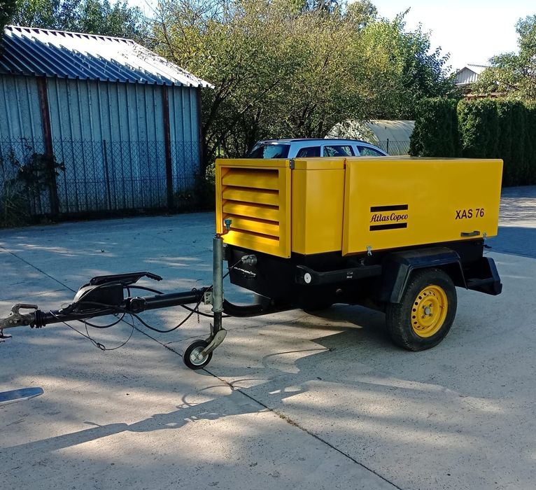Sprężarka kompresor spalinowy Atlas Copco XAS 77 zarejestrowany