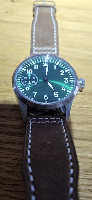 Luksusowy, mechaniczny zegarek męski pilot, flieger